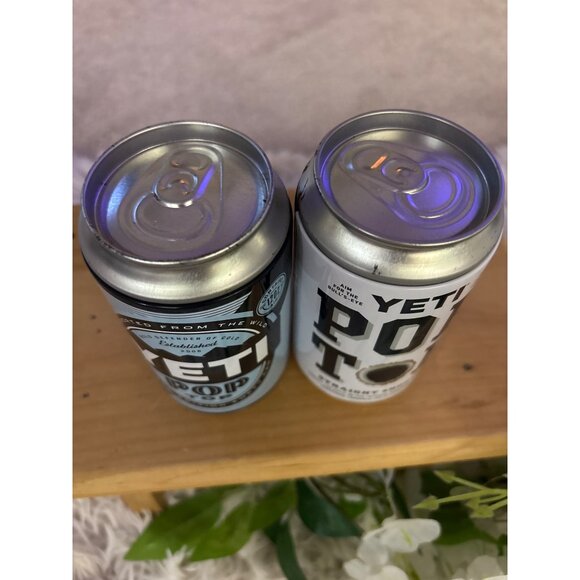Yeti Pop Top Limited Edition Empty Storage Cans Stash Hidden Set of 2 - Picture 3 of 16